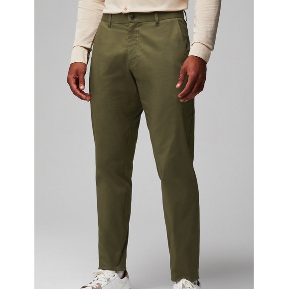 Fabletics Other - Fabletics Mens The High Side Chino Classic Fit 5-Pocket Pant Olive Green 40x32